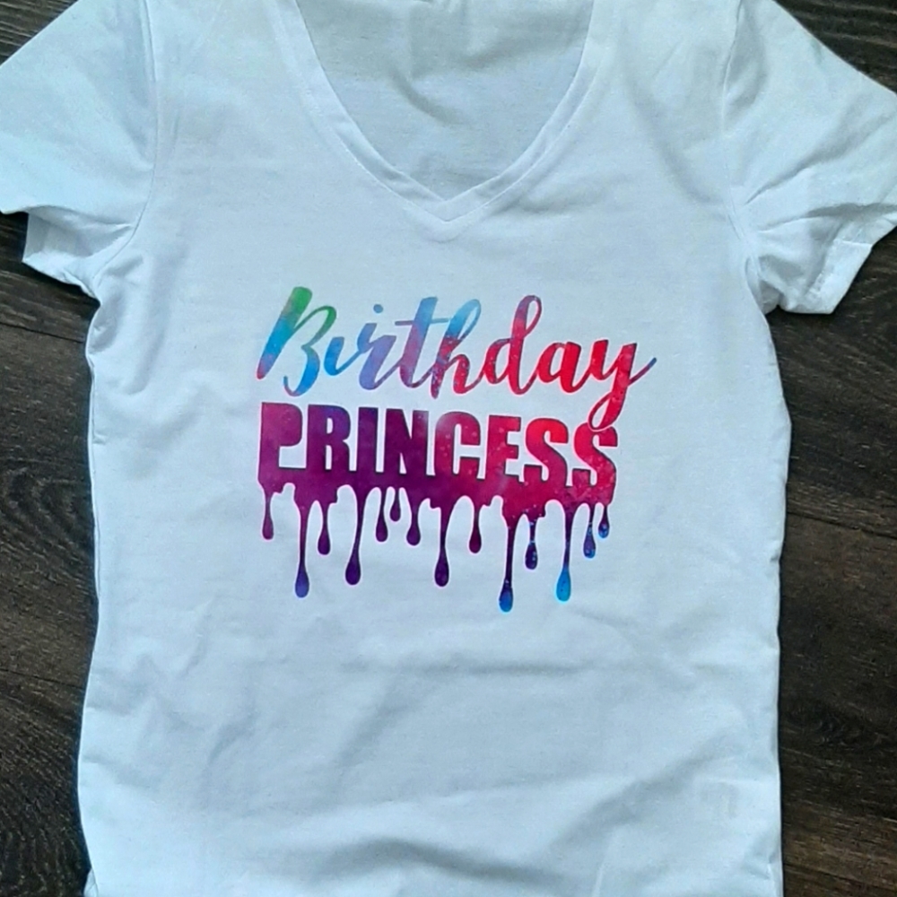 Women's Birthday Princess Tee Shirt